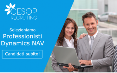 Cesop seleziona per importante azienda IT professionisti Dynamics NAV
