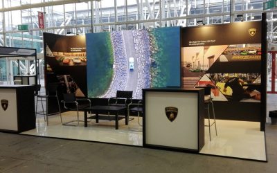 I nuovi stand di Lamborghini e BNP targati Cesop