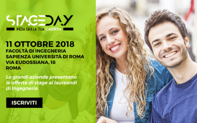 11 ottobre, lo Stage Day delle Facoltà di Ingegneria della Sapienza