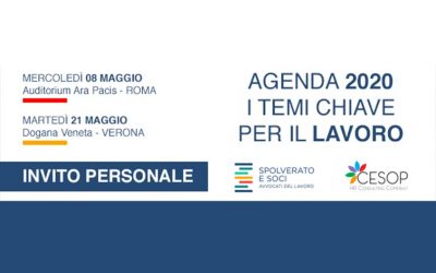 A Roma e Verona due eventi sui temi chiave per il lavoro