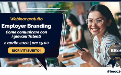 2 Aprile 2020 – Un Webinar per conoscere i canali di comunicazione preferiti dai giovani Talenti – iscriviti gratuitamente