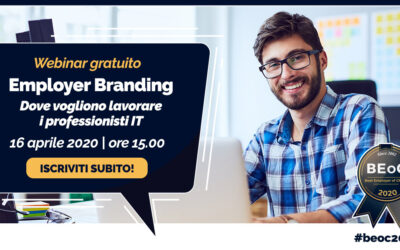 16 Aprile 2020 – Un Webinar sul mercato del lavoro IT – iscriviti gratuitamente