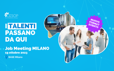 Job Meeting MILANO: l’evento si rinnova con format più ricco e vicino alle esigenze delle aziende e dei laureati