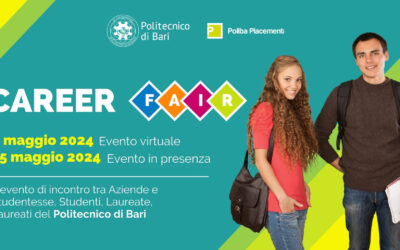 7 e il 15 maggio: torna la Career Fair del Politecnico di Bari, giunta alla VIII edizione